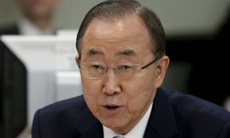 Tổng thư ký Liên Hợp Quốc Ban Ki-moon cho rằng các nước cần nhìn lại quá khứ đế tiến tới tương lai.